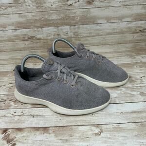 Allbirds Gray Purple Merino Wool Lace-Up Athletic Runners Shoes Women’s 8